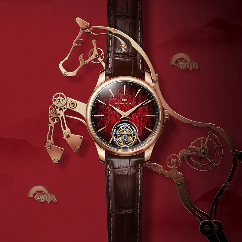 Year Of The Horse Limited Edition | Ultra-thin Automatic Tourbillon | 42mm Sea-Gull