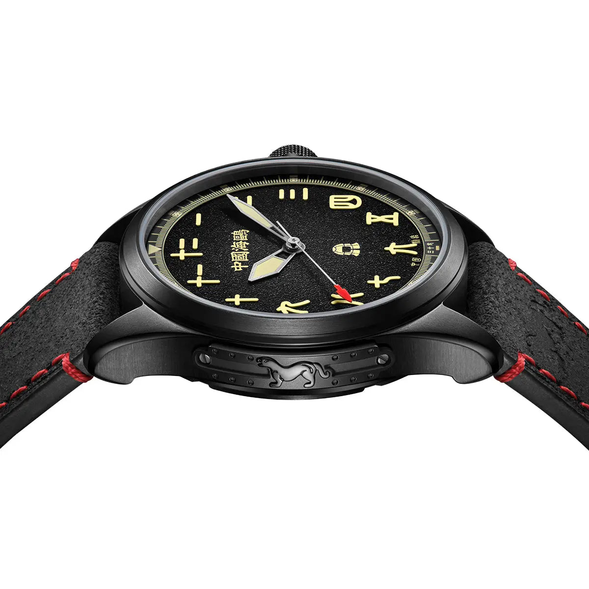 Vintage | Chinese Style Dial | Luminous | Black Warrior Edition | 43mm Sea-Gull