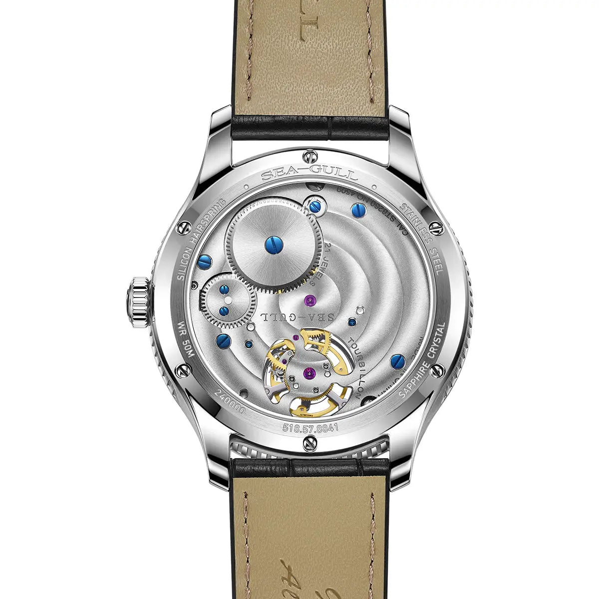 Silicon Hairspring | No-Regulator Tourbillon | 42mm Sea-Gull