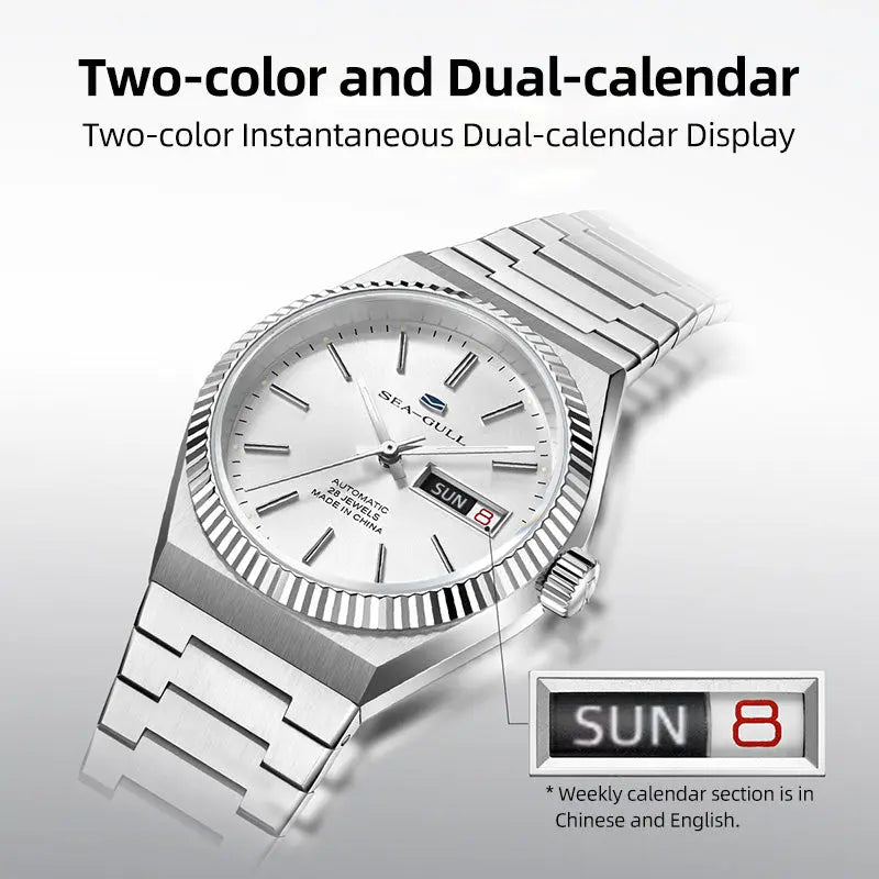 Reissue | Dual Calendar Display | Business | 38mm Sea-Gull