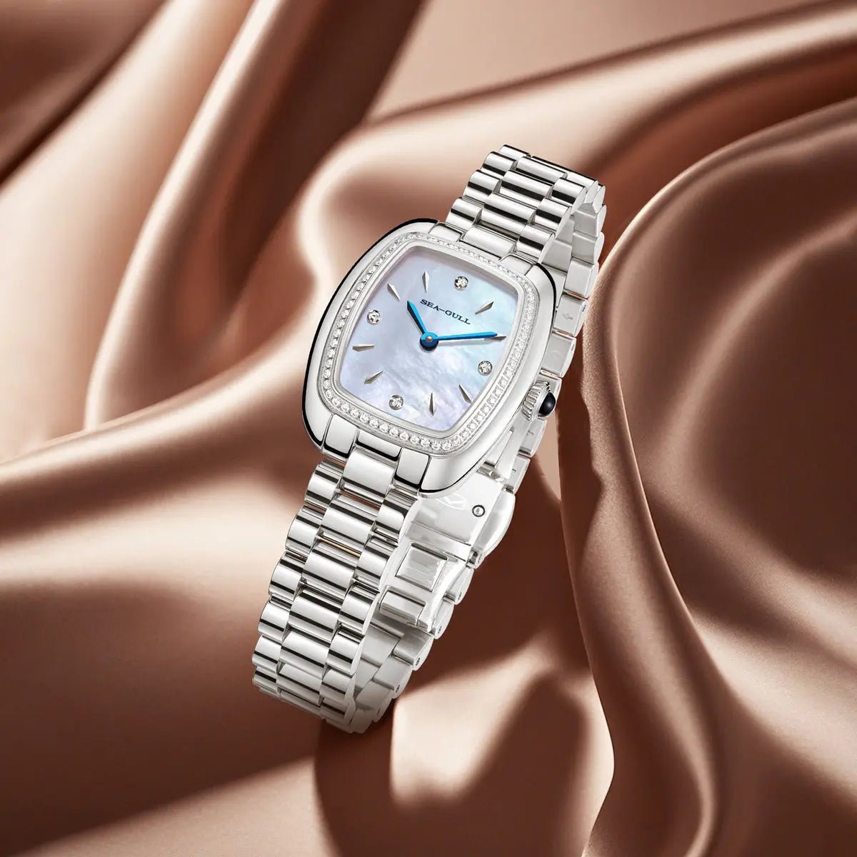 Time for Her Series | Mocha Retro | Square | 30mm - Sea-Gull Watch Official Store