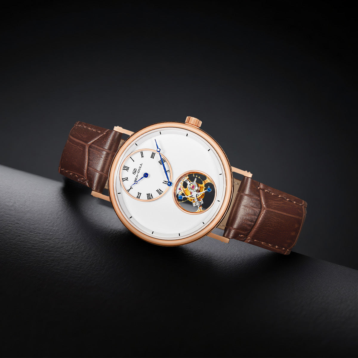 Tourbillon excentrique | Cadran émaillé | Disposition régulateur | 39mm