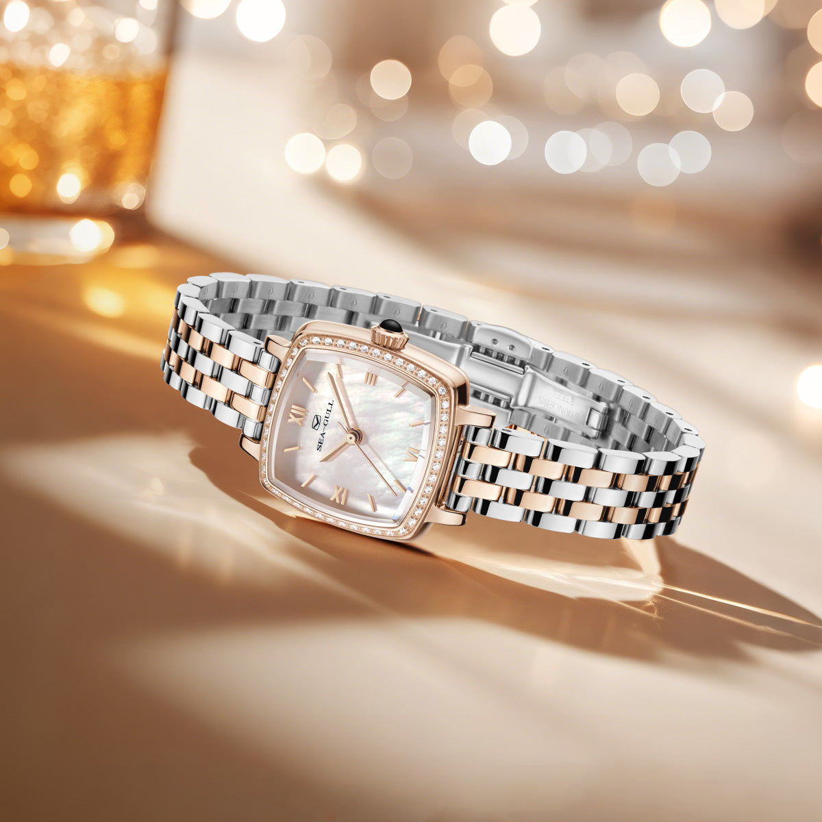 Oriento Series | Cube | Mother-of-Pearl Dial | 25mm Sea-Gull