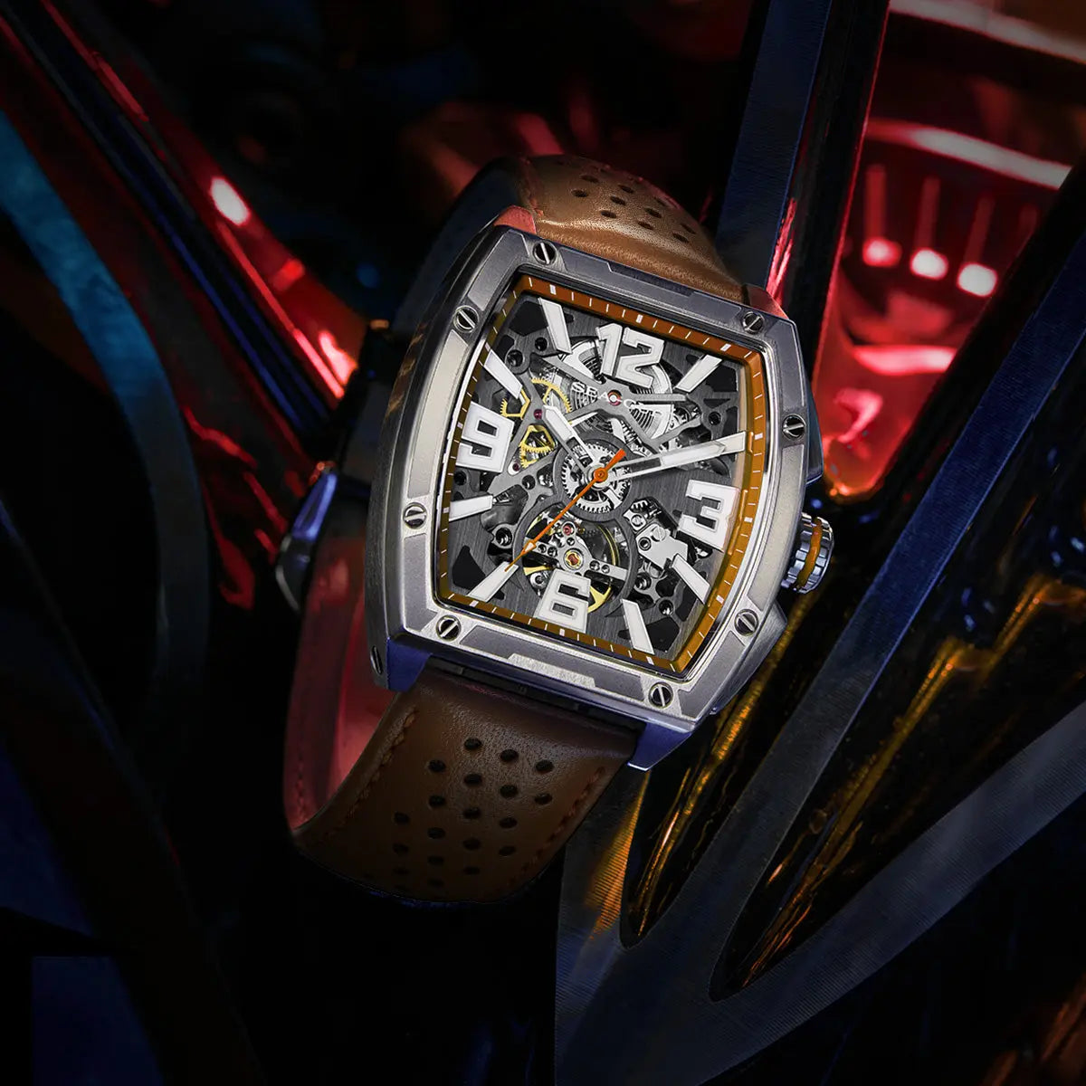 CN Racing Team Collaboration | Skeleton | Tonneau | 42mm Sea-Gull