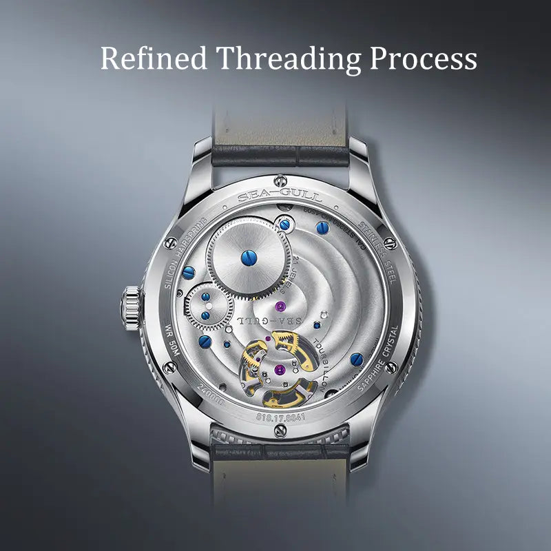 Silicon Hairspring | No-Regulator Tourbillon | 42mm Sea-Gull