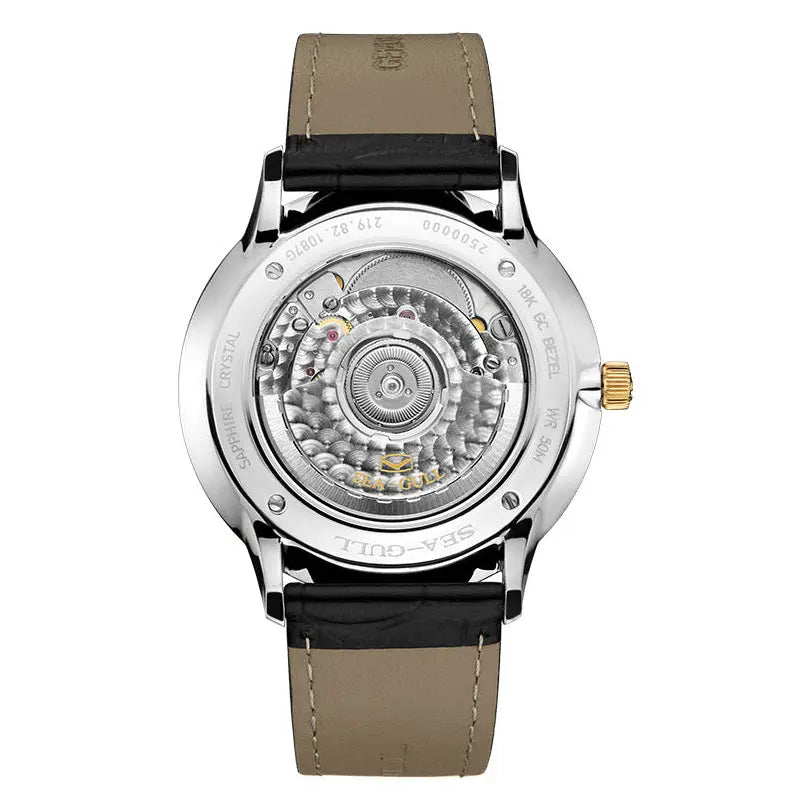 18K Gold-plated | Couple Watch | Business | Calendar | 42mm/36mm Sea-Gull Watch Official Store