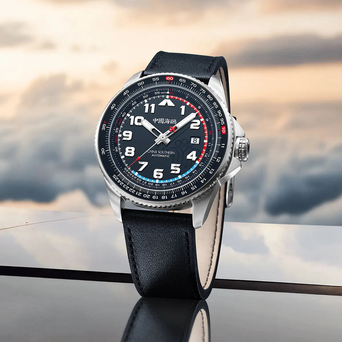 Csair Collaboration | Sky Series | Tachymeter | Luminous | Pilot | 42mm Sea-Gull