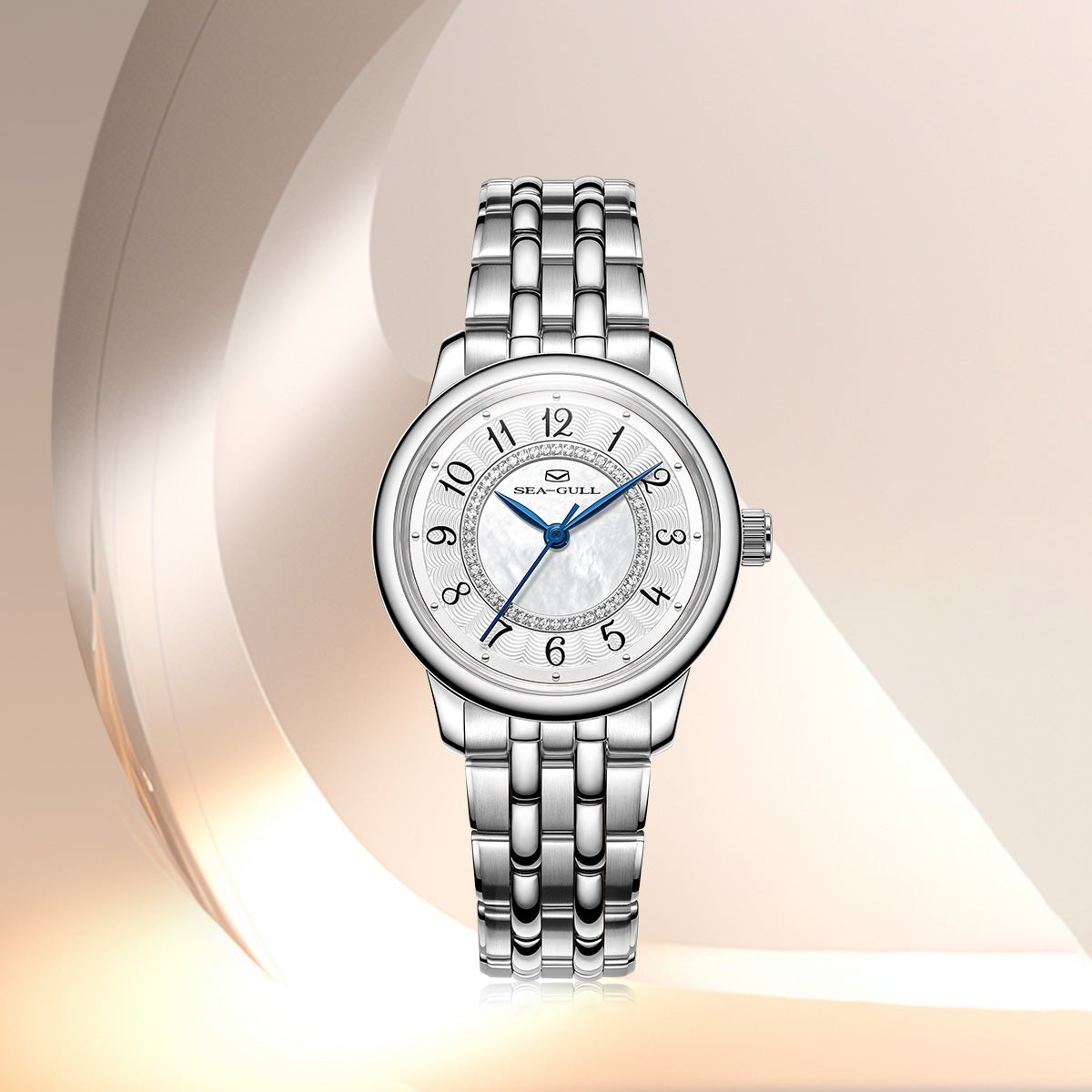 Concentric Diamond Dial | Automatic Dress Watch | Women's Watch | 32mm - Sea-Gull Watch Official Store