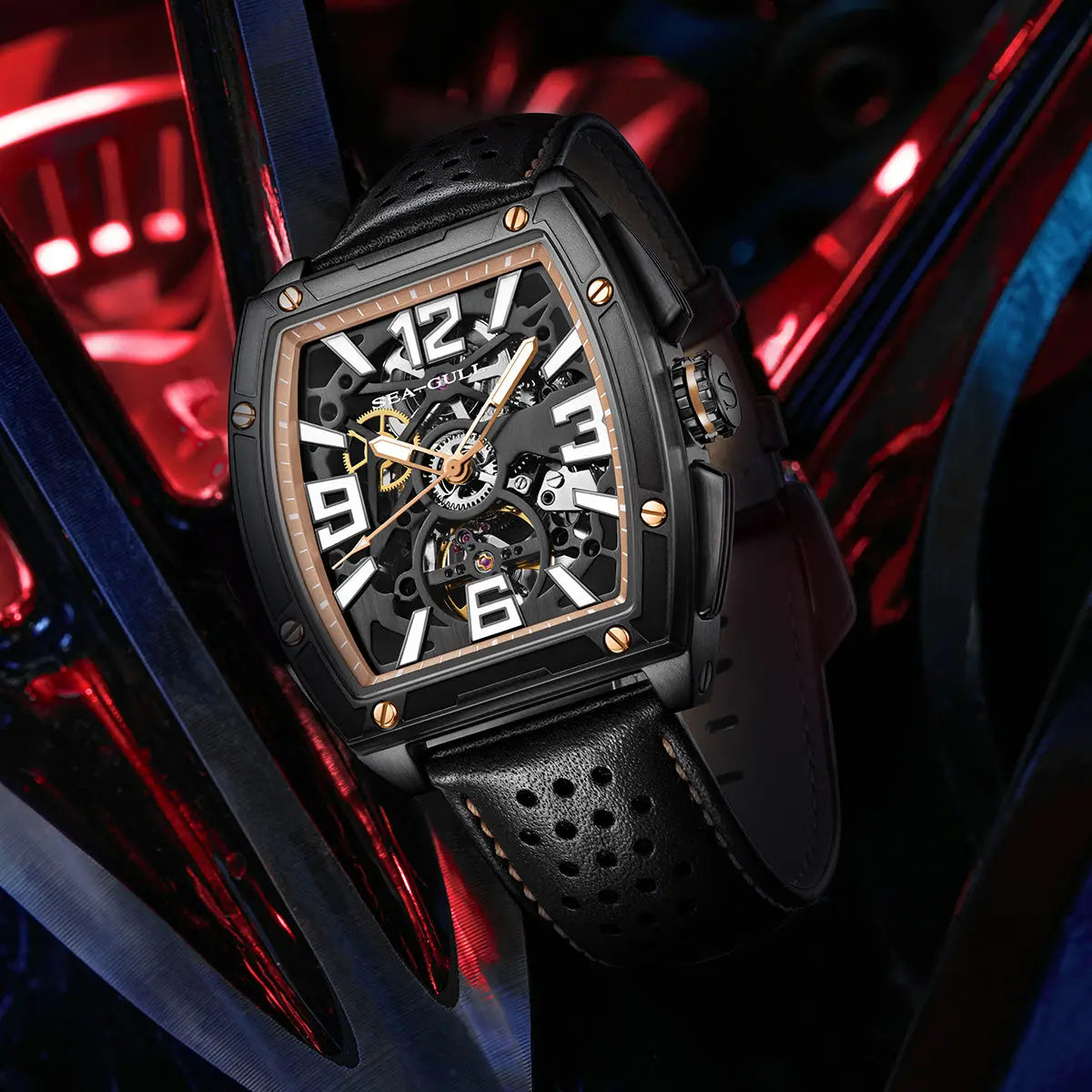 CN Racing Team Collaboration | Skeleton | Tonneau | 42mm Sea-Gull