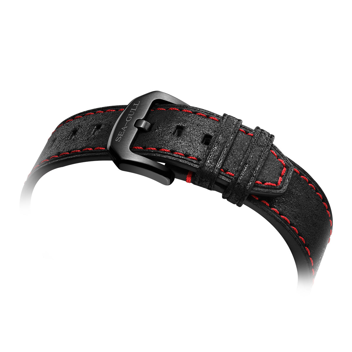 Vintage | Quadrante in Stile Cinese | Luminoso | Edizione Guerriero Nero | 43mm