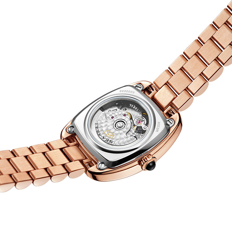Zeit für Sie Serie | Mocha Retro | Quadrat | 30mm