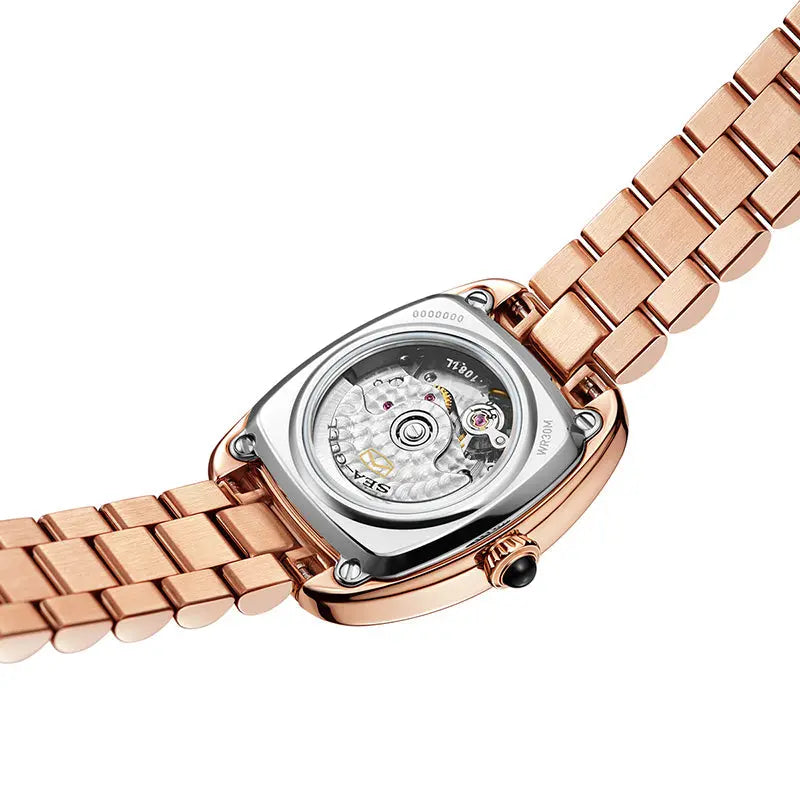 Time for Her Series | Mocha Retro | Square | 30mm Sea-Gull