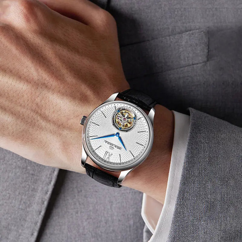 Silicon Hairspring | No-Regulator Tourbillon | 42mm Sea-Gull