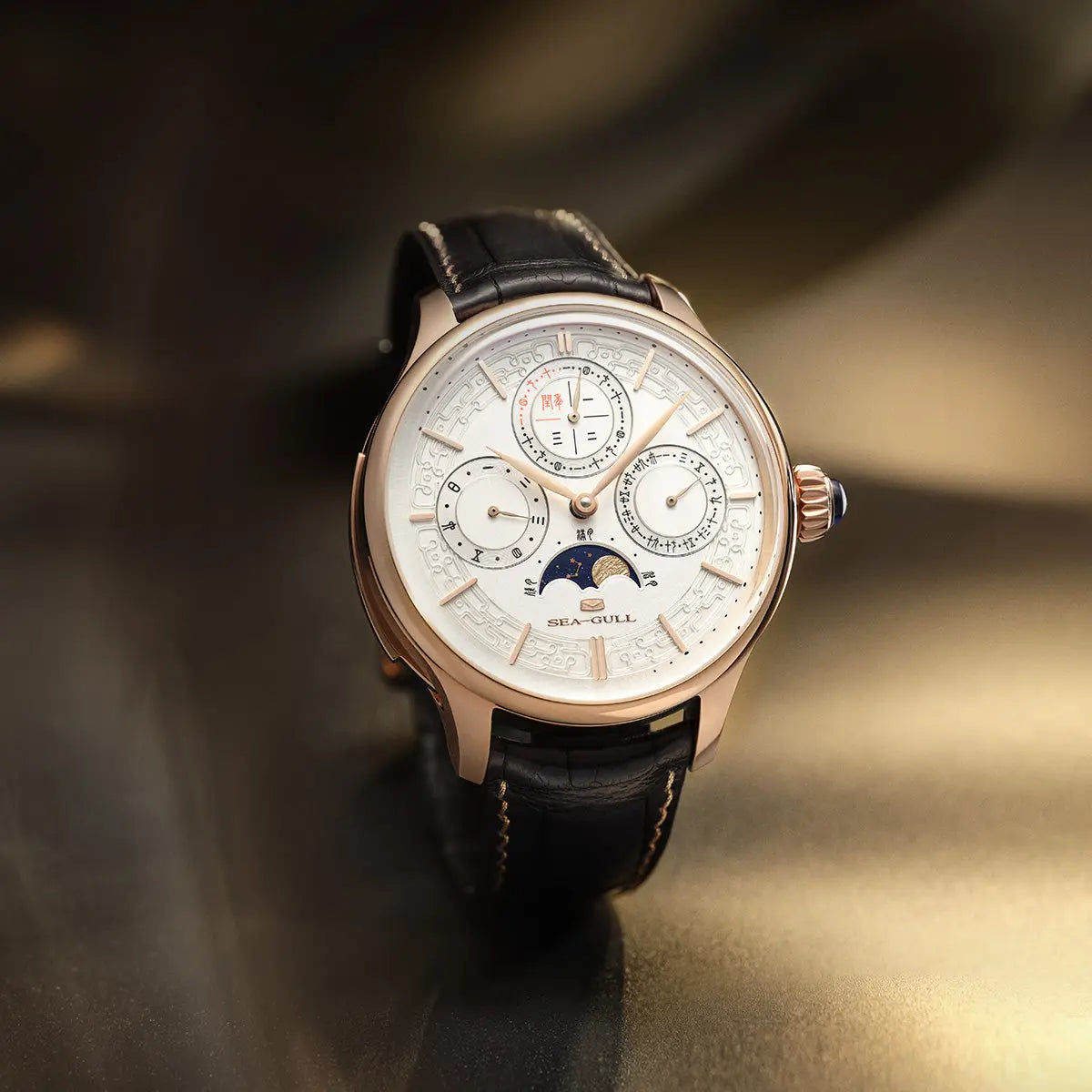 Tourbillon | Moon Phase | Perpetual Calendar | Minute Timer | 46mm Sea-Gull