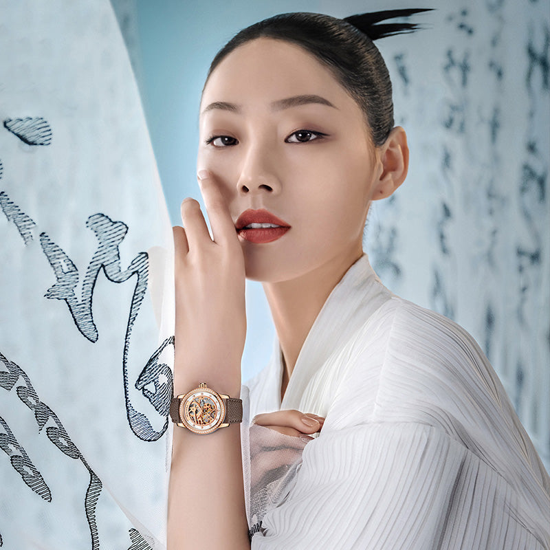 Elegant | Skeleton | Fashion | 34mm Sea-Gull