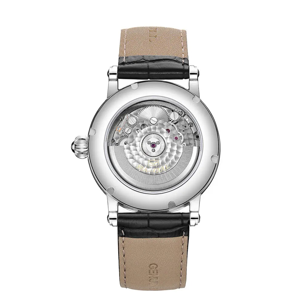 Open-Worked | Dual Time zone | Balance Wheel | 42mm Sea-Gull