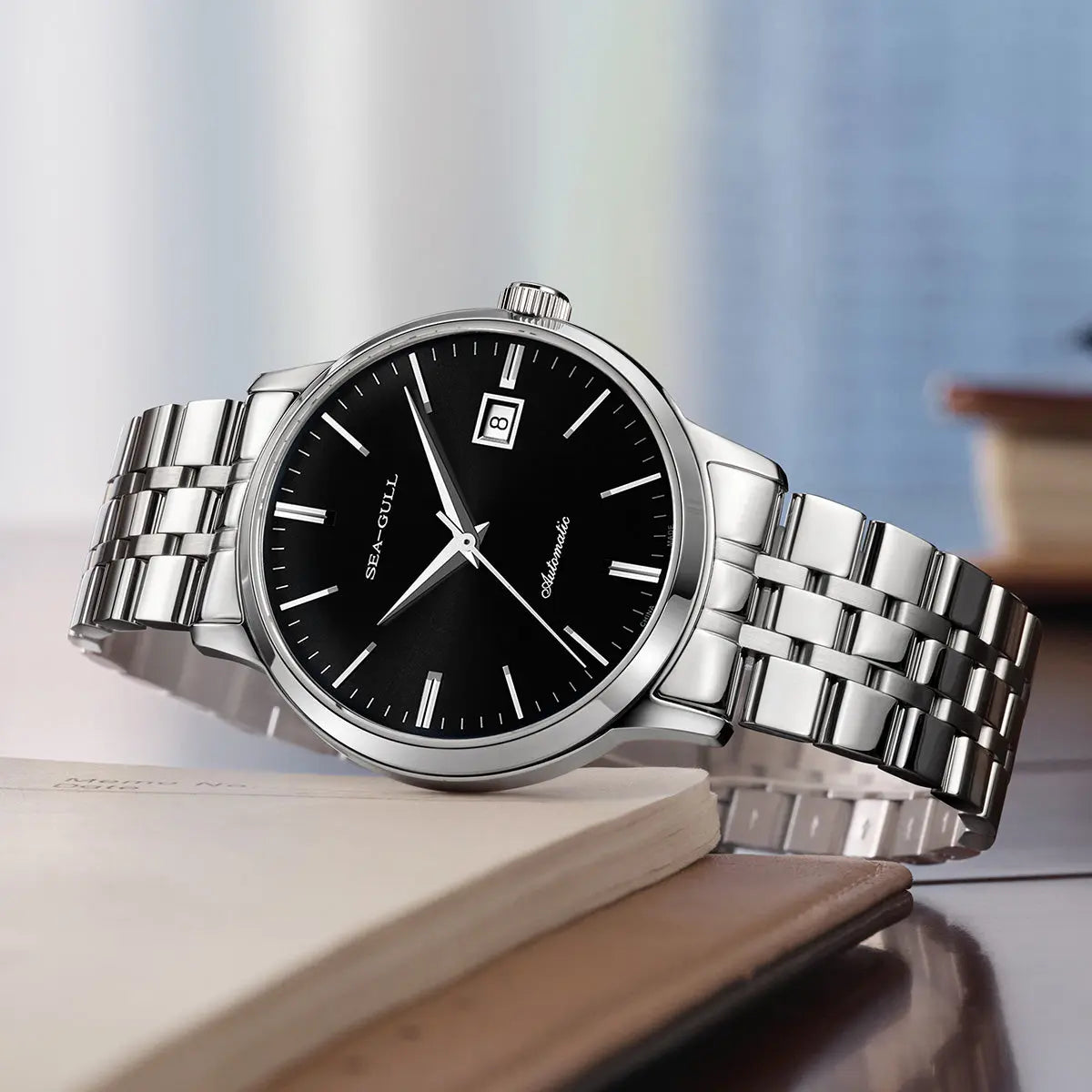 Glacier Texture Dial | Calendar | Business | 40mm Sea-Gull