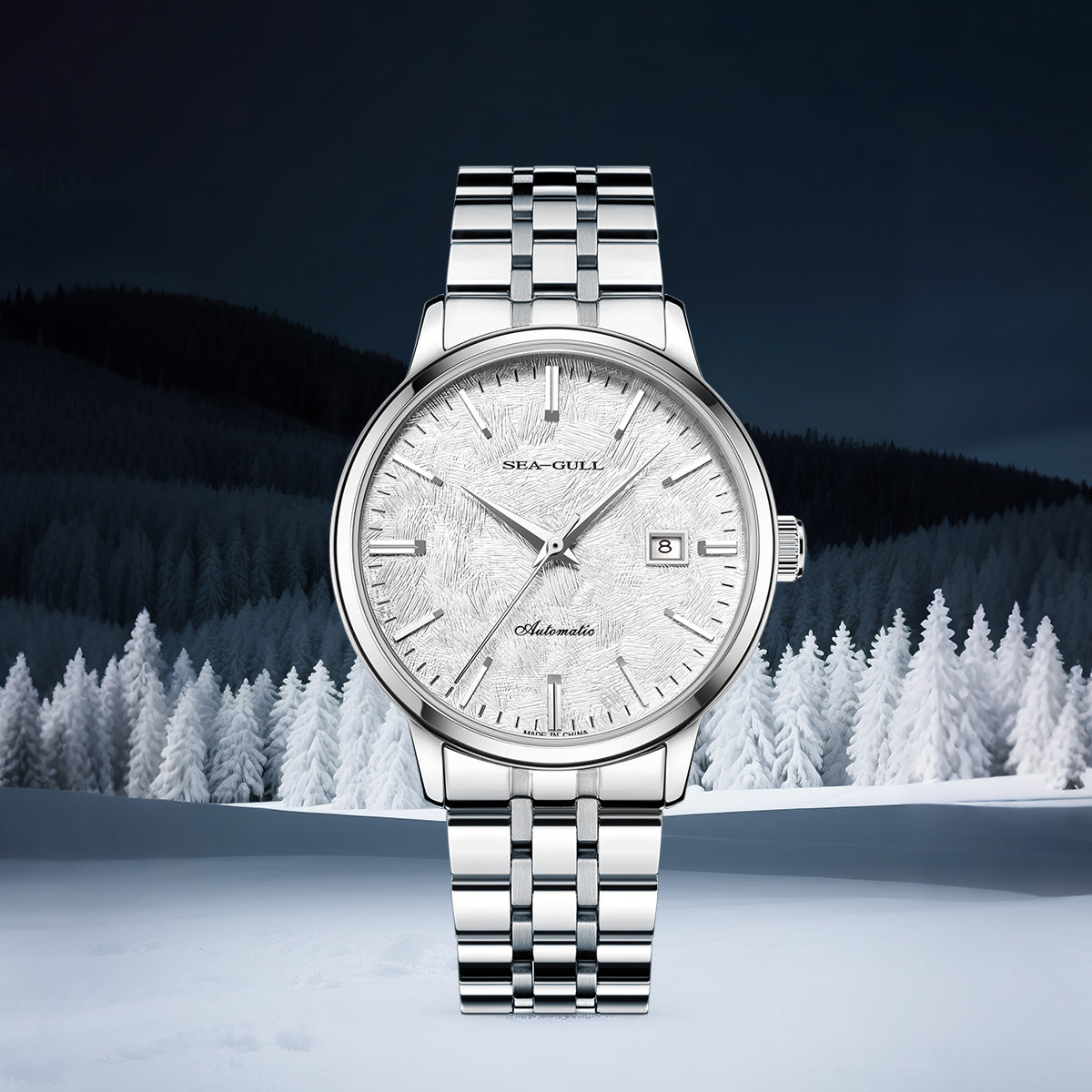 Cedar Dial | Calendar | Couple Watch | 40mm/32mm Sea-Gull