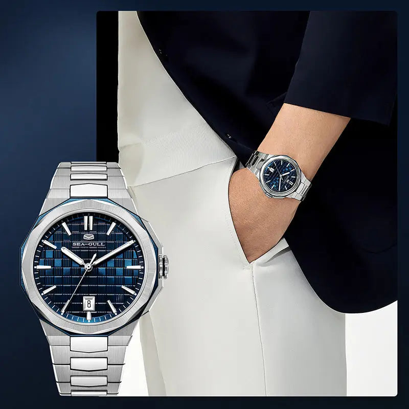 Extraordinary Series | Mat Pattern Design | Calendar | Luminous | Business | 40mm Sea-Gull