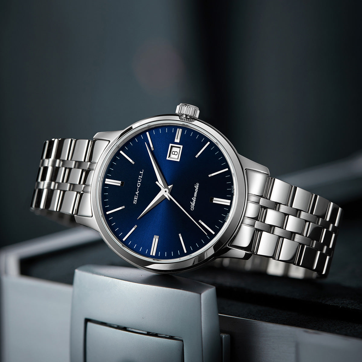 Glacier Texture Dial | Calendar | Business | 40mm