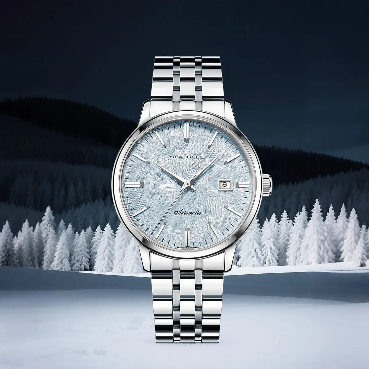 Cedar Dial | Calendar | Couple Watch | 40mm/32mm Sea-Gull