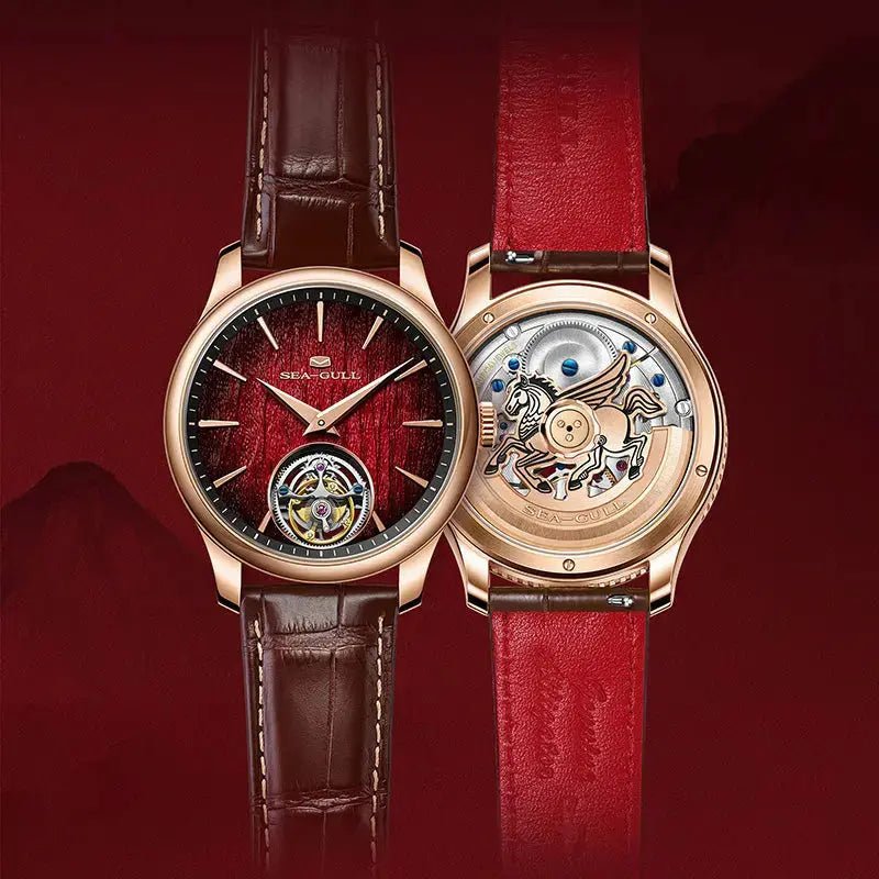 Year Of The Horse Limited Edition | Ultra-thin Automatic Tourbillon | 42mm - Sea-Gull Watch Official Store