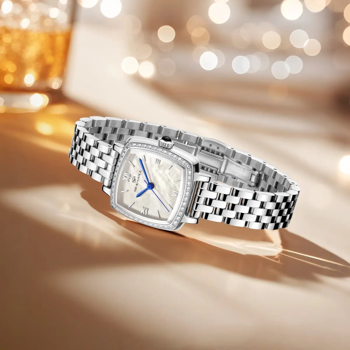 Oriento Series | Cube | Mother-of-Pearl Dial | 25mm - Sea-Gull Watch Official Store
