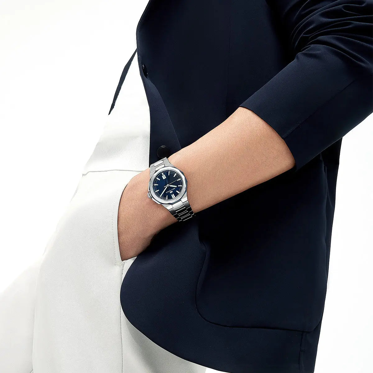 Business | Calendar | Stainless Steel Strap | Luminous | 40mm Sea-Gull