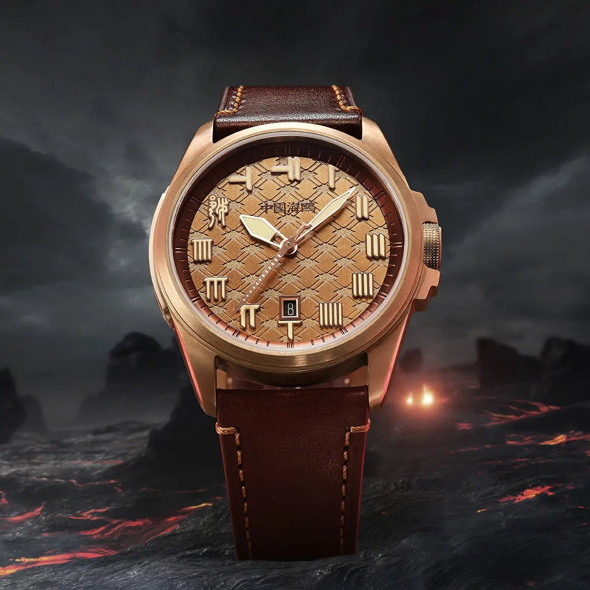 King Goujian Gift Box Edition| Luminous | Bronze | Calendar | 43.5mm - Sea-Gull Watch Official Store