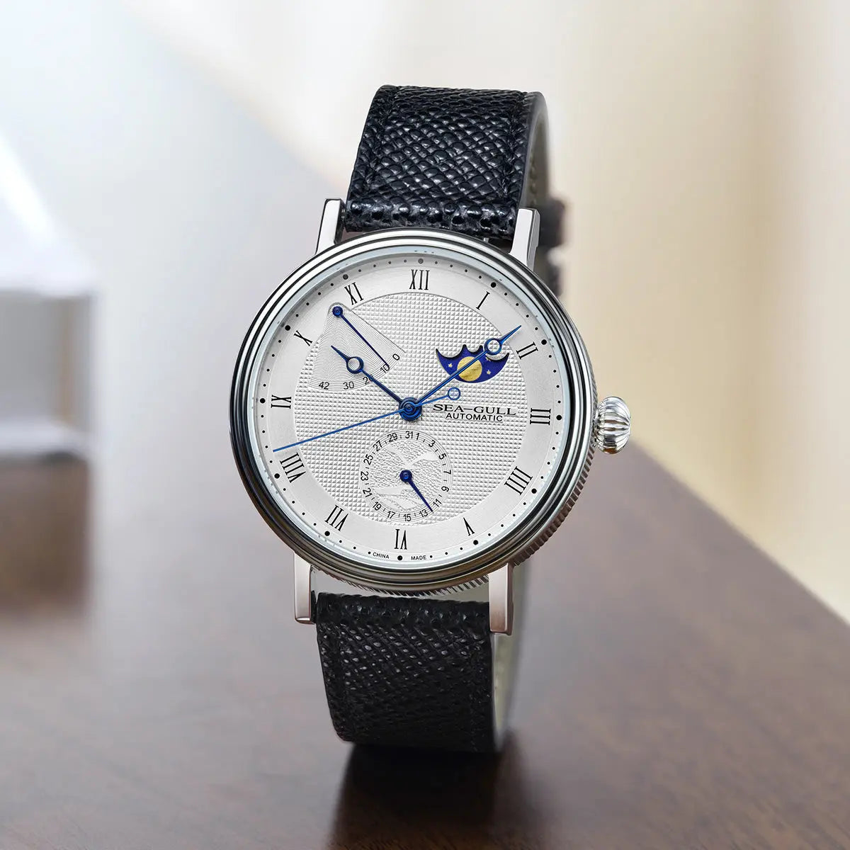 Moon Phase | Business | Complete Calendar | Energy Indicator | 41mm Sea-Gull