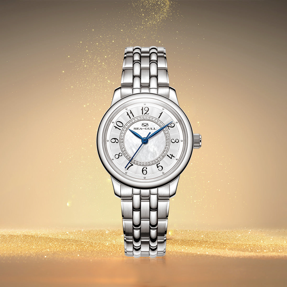 Concentric Diamond Dial | Automatic Dress Watch | Women's Watch | 32mm