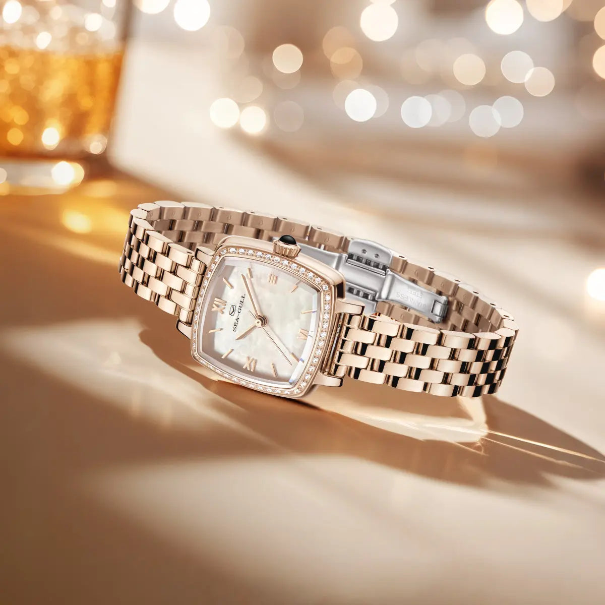 Oriento Series | Cube | Mother-of-Pearl Dial | 25mm Sea-Gull