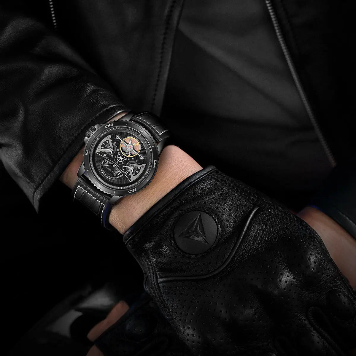 Dual Time Zone | GMT | Retrograde Calendar | Flywheel | 44mm Sea-Gull