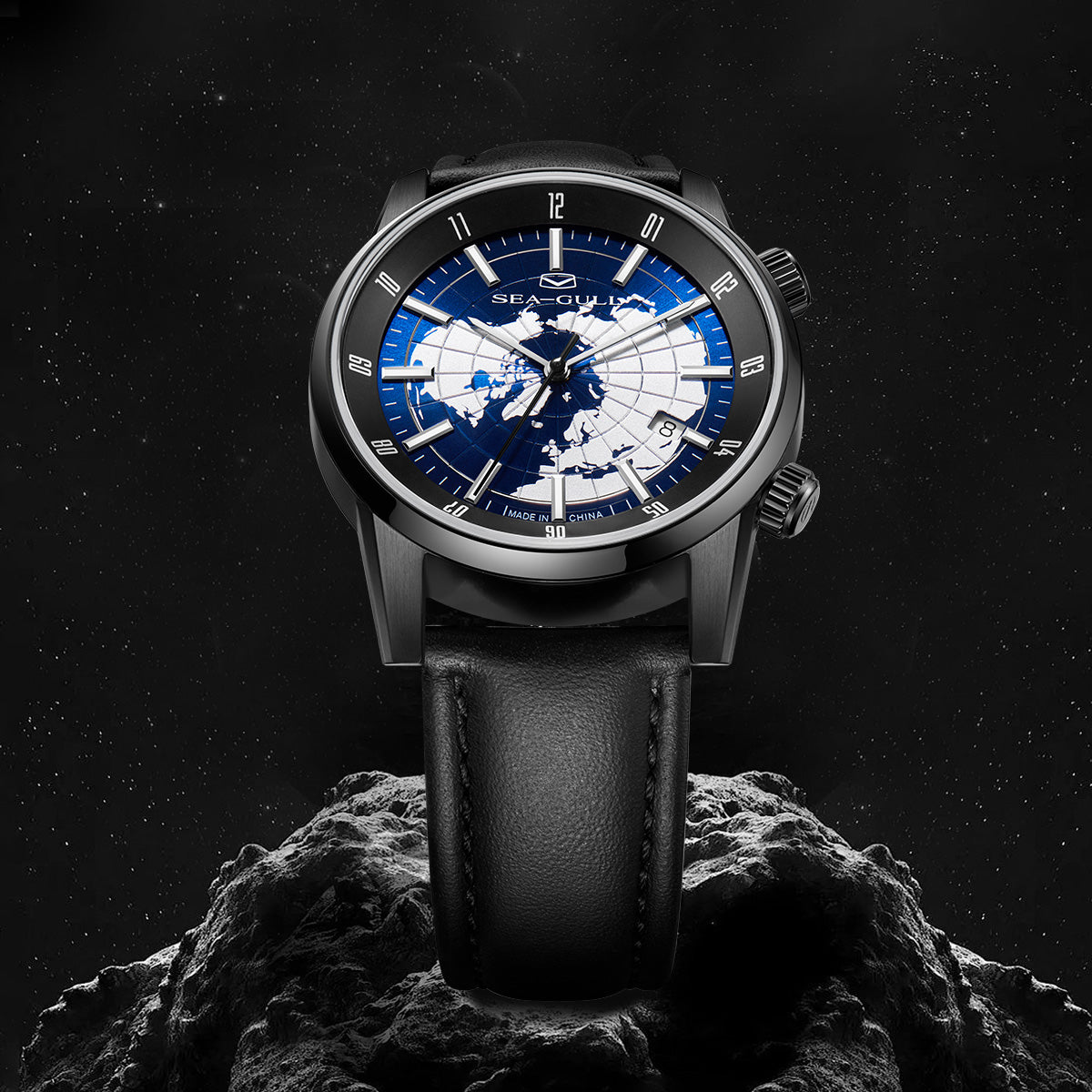 GMT | Double Fuseau Horaire | Calendrier | 40mm
