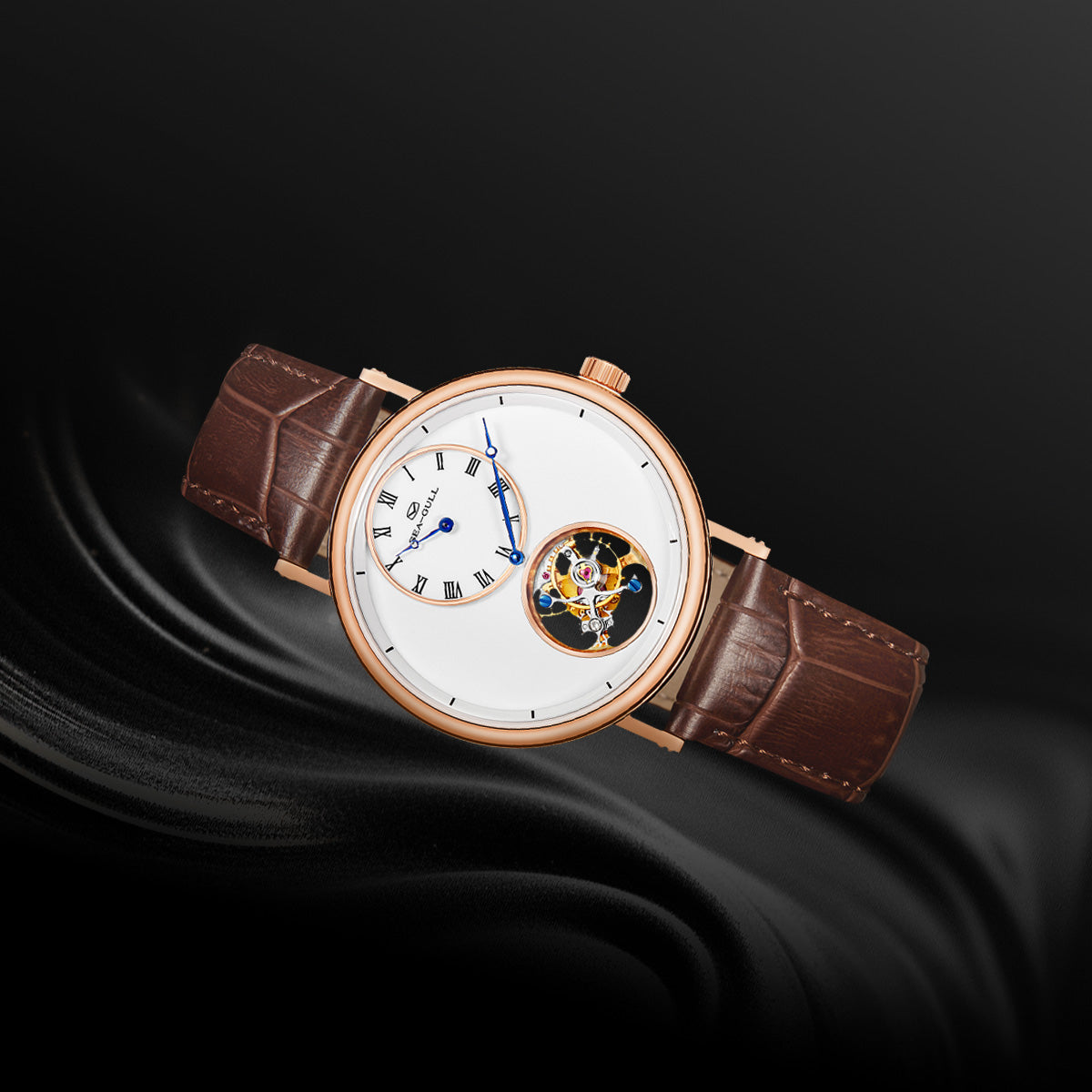 Tourbillon excentrique | Cadran émaillé | Disposition régulateur | 39mm