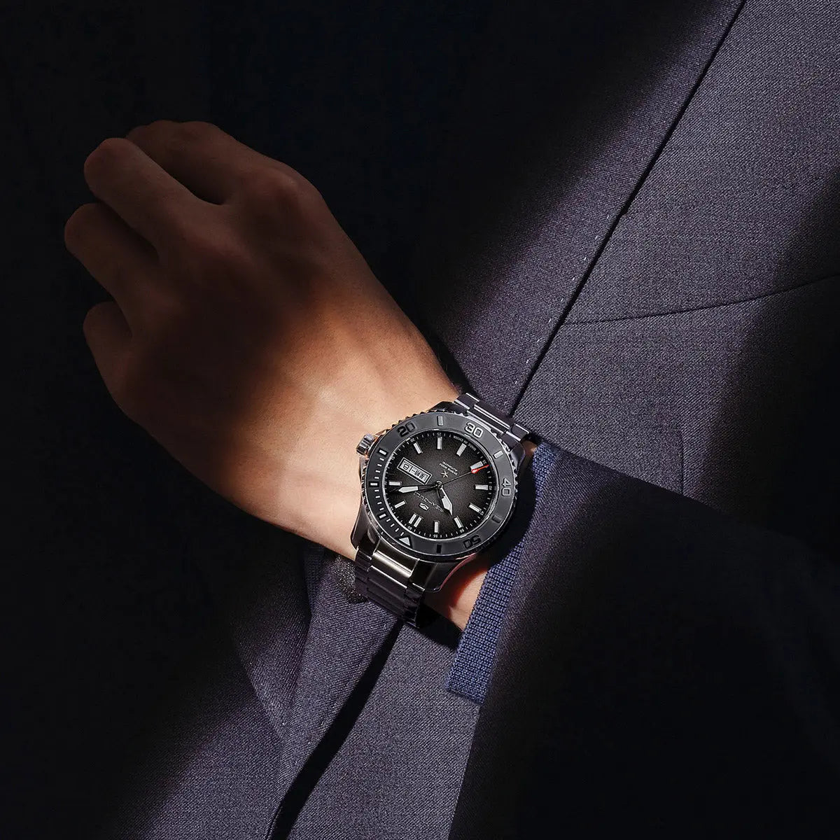 Ocean Series | Ceramic Bezel | Dual Calendar | 200m Waterproof | 44mm Sea-Gull