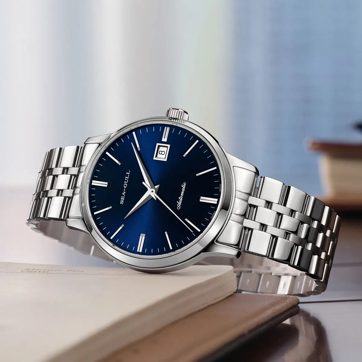 Glacier Texture Dial | Calendar | Business | 40mm Sea-Gull