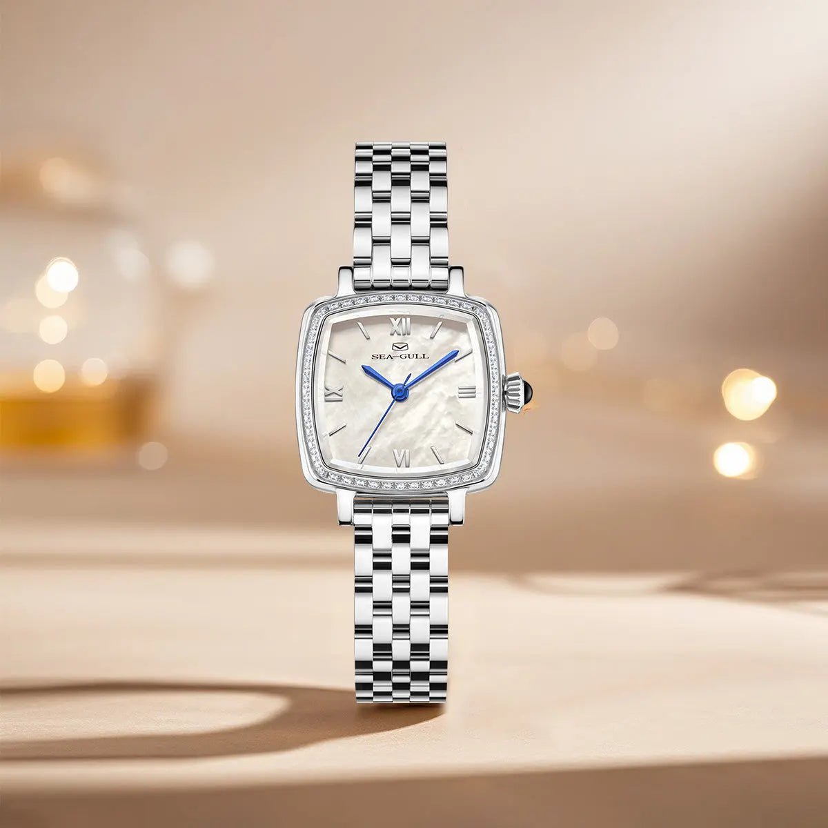 Oriento Series | Cube | Mother-of-Pearl Dial | 25mm - Sea-Gull Watch Official Store