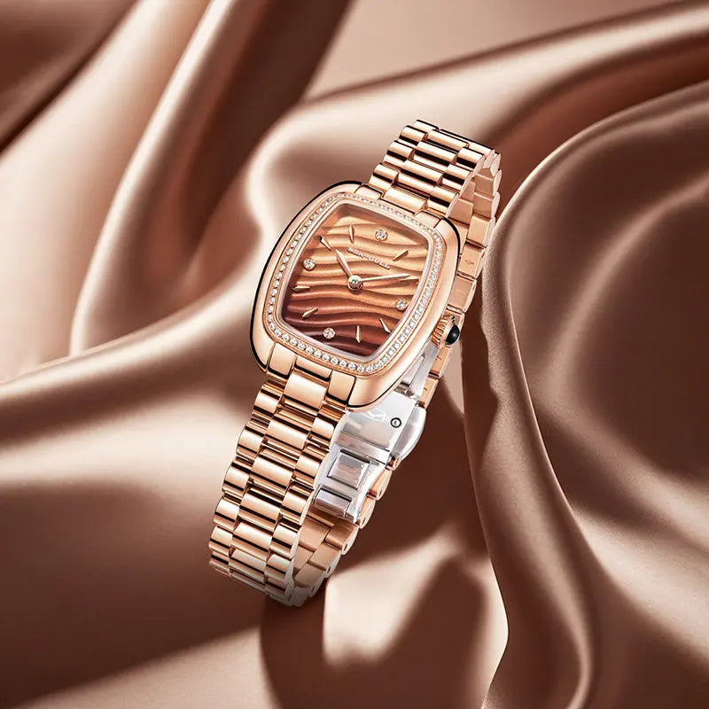 Time for Her Series | Mocha Retro | Square | 30mm Sea-Gull