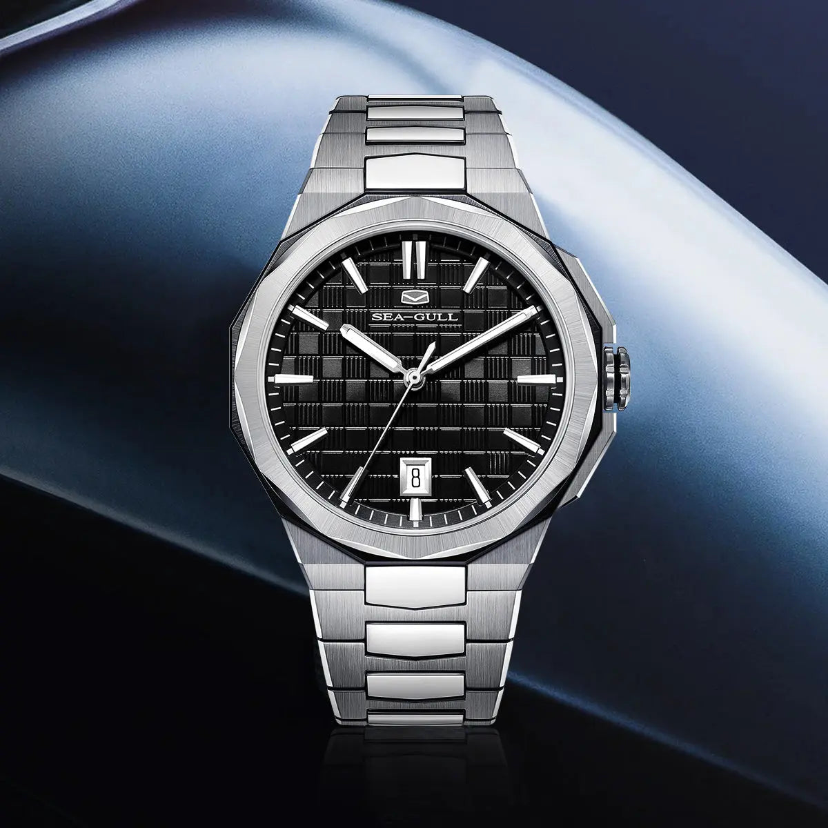 Extraordinary Series | Mat Pattern Design | Calendar | Luminous | Business | 40mm Sea-Gull