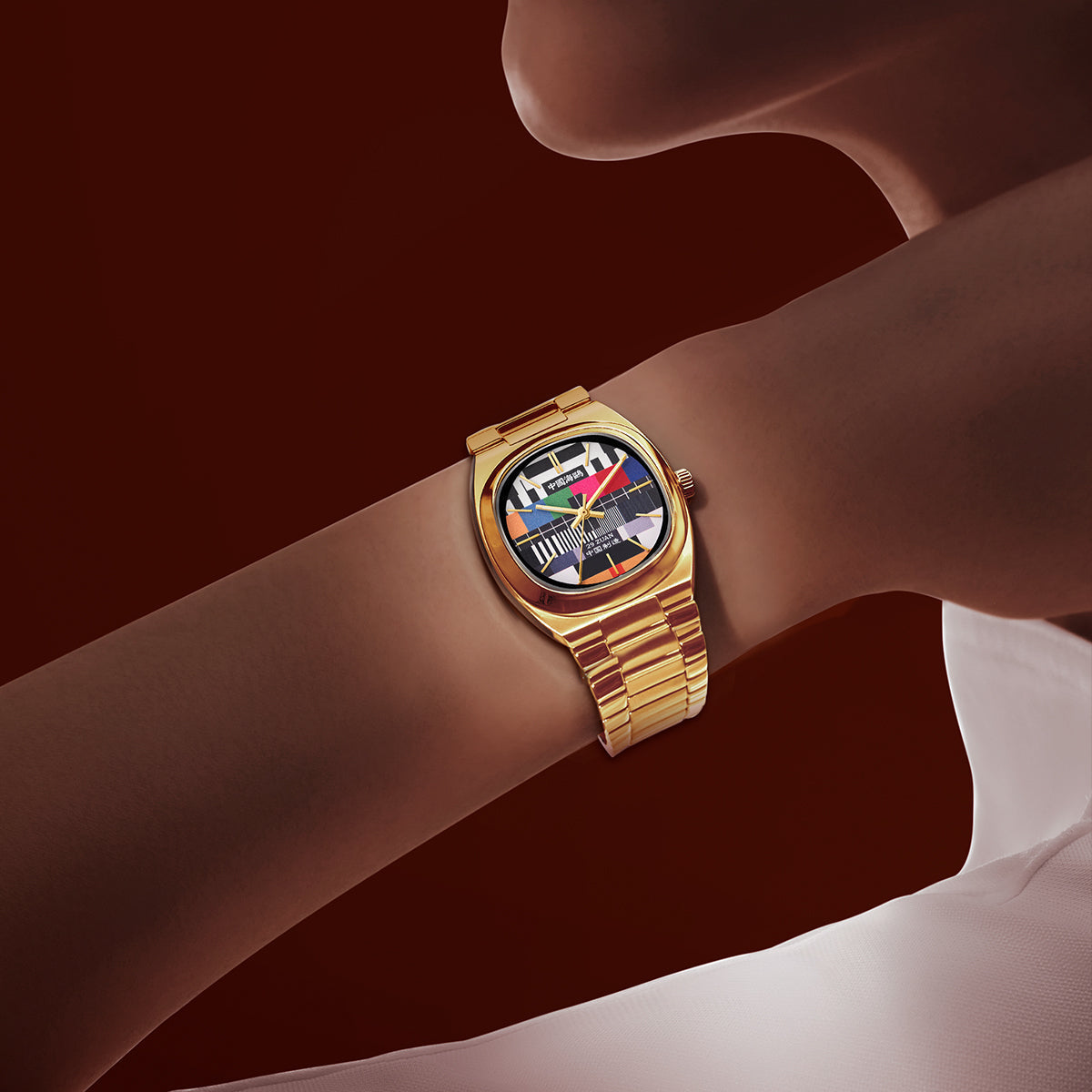 Vintage | TV Dial | Tonneau | Golden Case | 36mm/32mm Sea-Gull