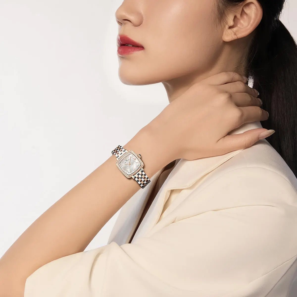Oriento Series | Cube | Mother-of-Pearl Dial | 25mm - Sea-Gull Watch Official Store