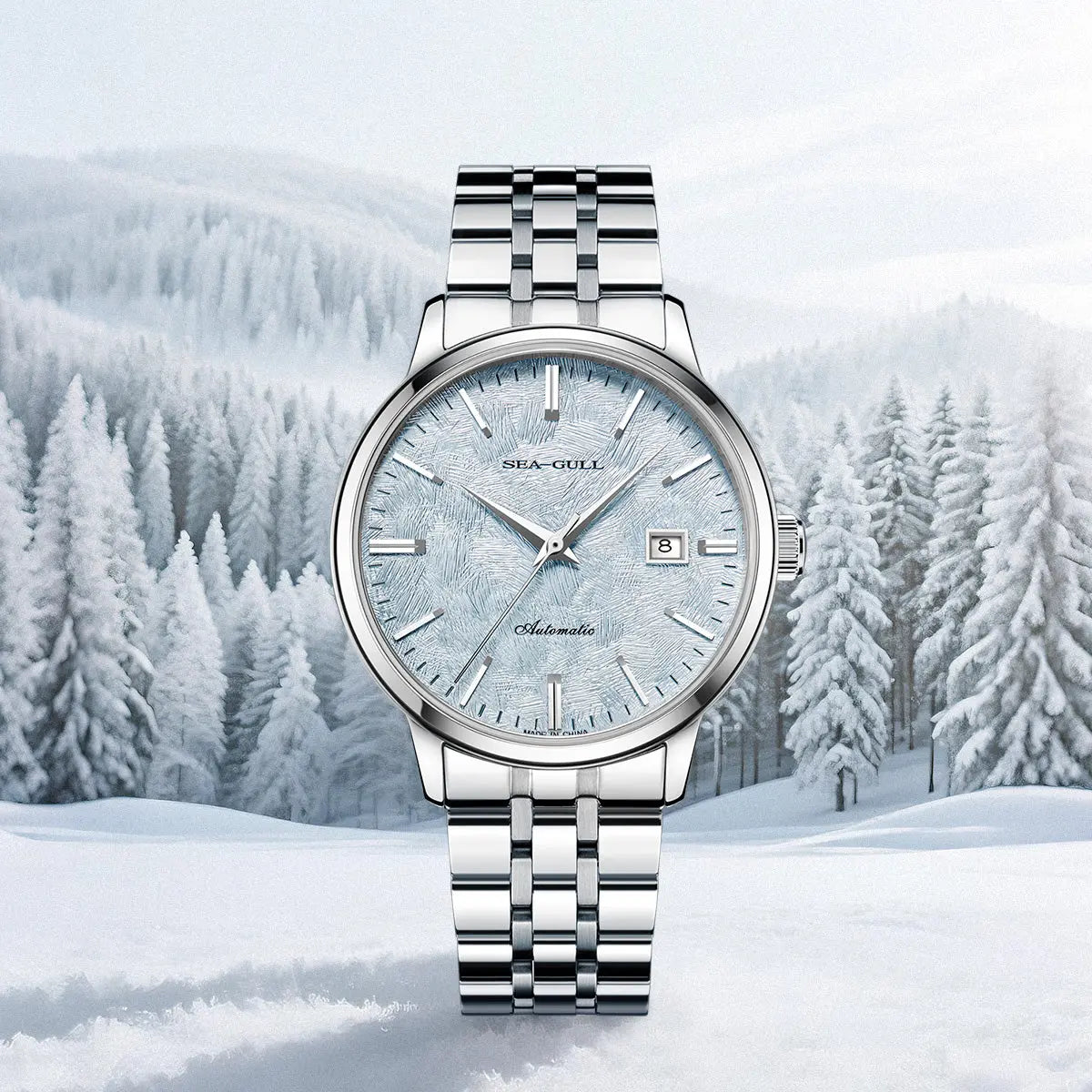 Cedar Dial | Calendar | Couple Watch | 40mm/32mm Sea-Gull