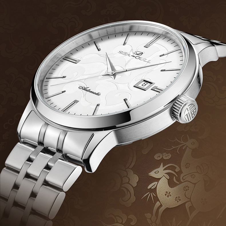 Black Label Series | Luminous | Auspicious Ram Dial | Bonus Bracelet | 40mm