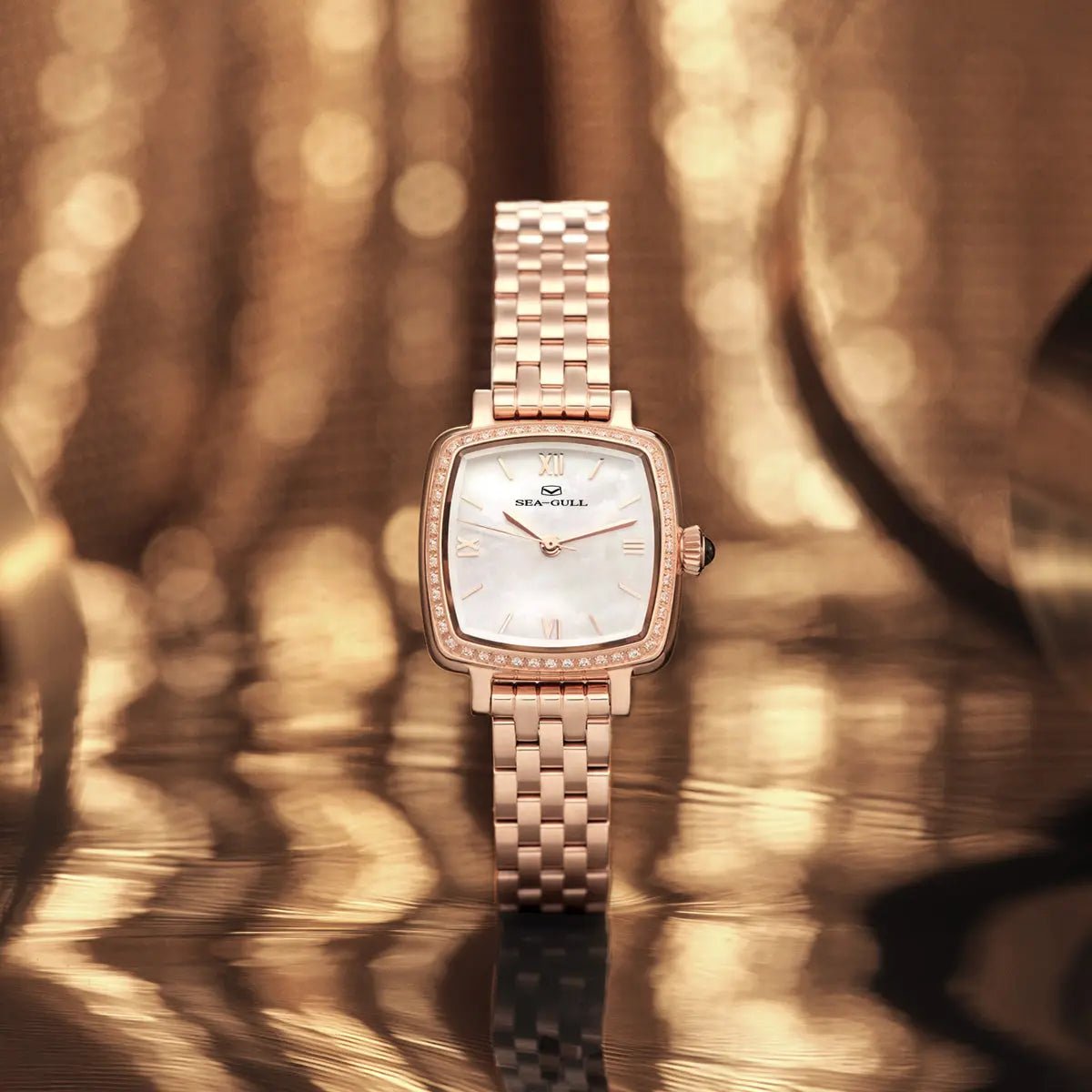 Oriento Series | Cube | Mother-of-Pearl Dial | 25mm - Sea-Gull Watch Official Store