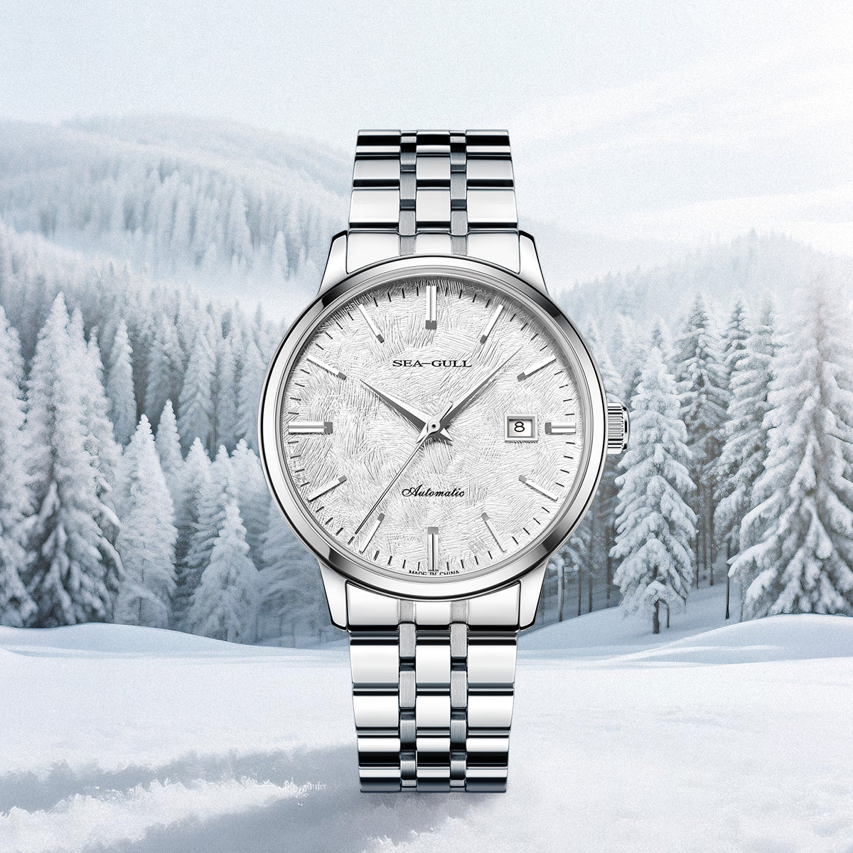 Cedar Dial | Calendar | Couple Watch | 40mm/32mm Sea-Gull