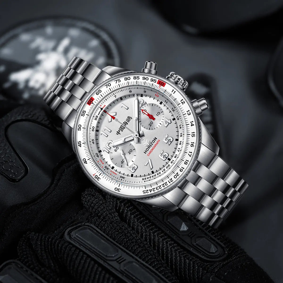 Panda Pilot | Horizon Series | Tachymeter | Chronograph | 43mm Sea-Gull