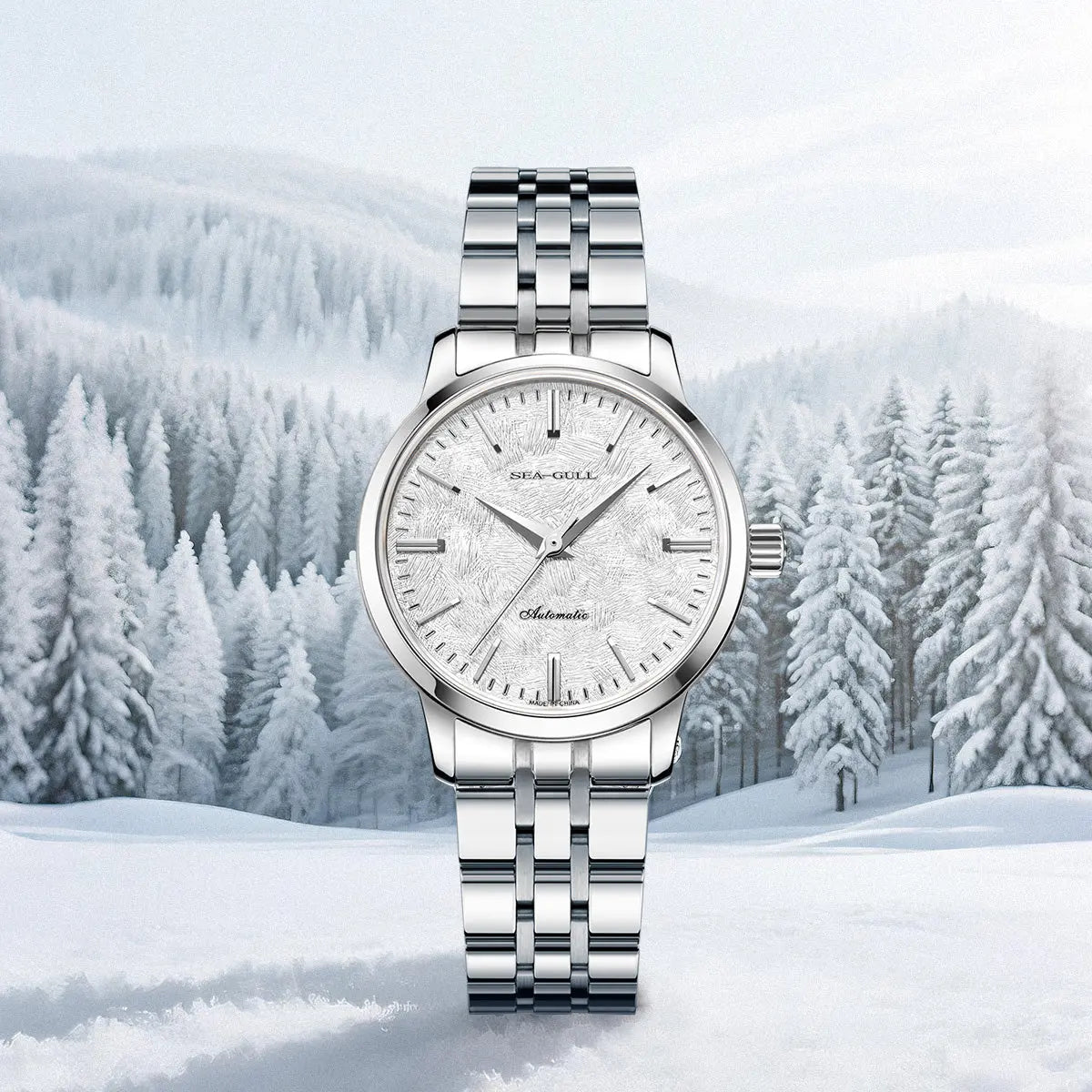 Cedar Dial | Calendar | Couple Watch | 40mm/32mm Sea-Gull