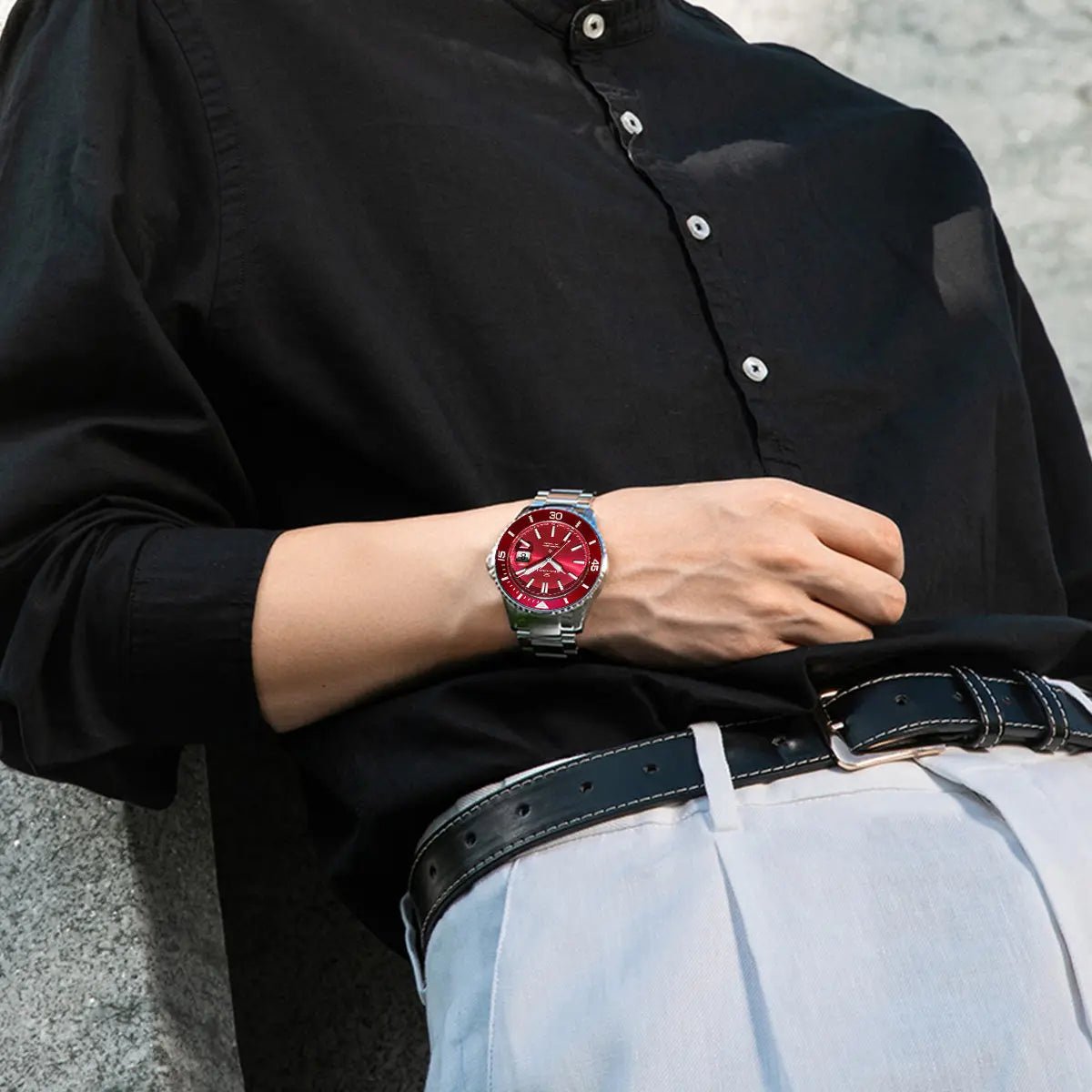 Ocean Series|200m防水|カレンダー|夜光|44mm Sea-Gull