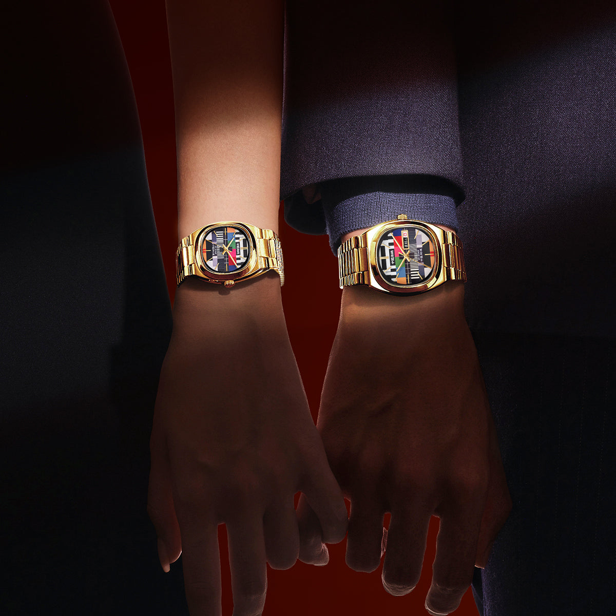 Vintage | TV Dial | Tonneau | Golden Case | 36mm/32mm Sea-Gull